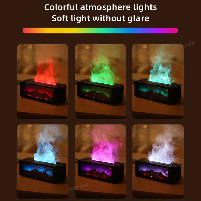 Aroma Fireplace Humidifier Lamp