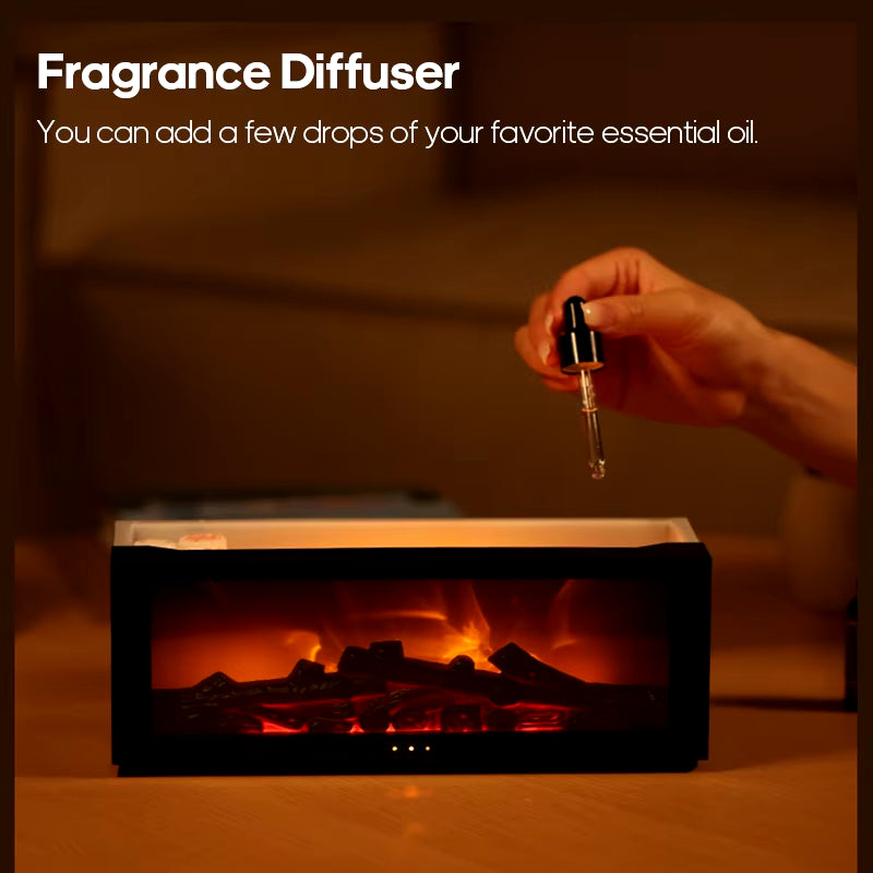 Aroma Fireplace Humidifier Lamp